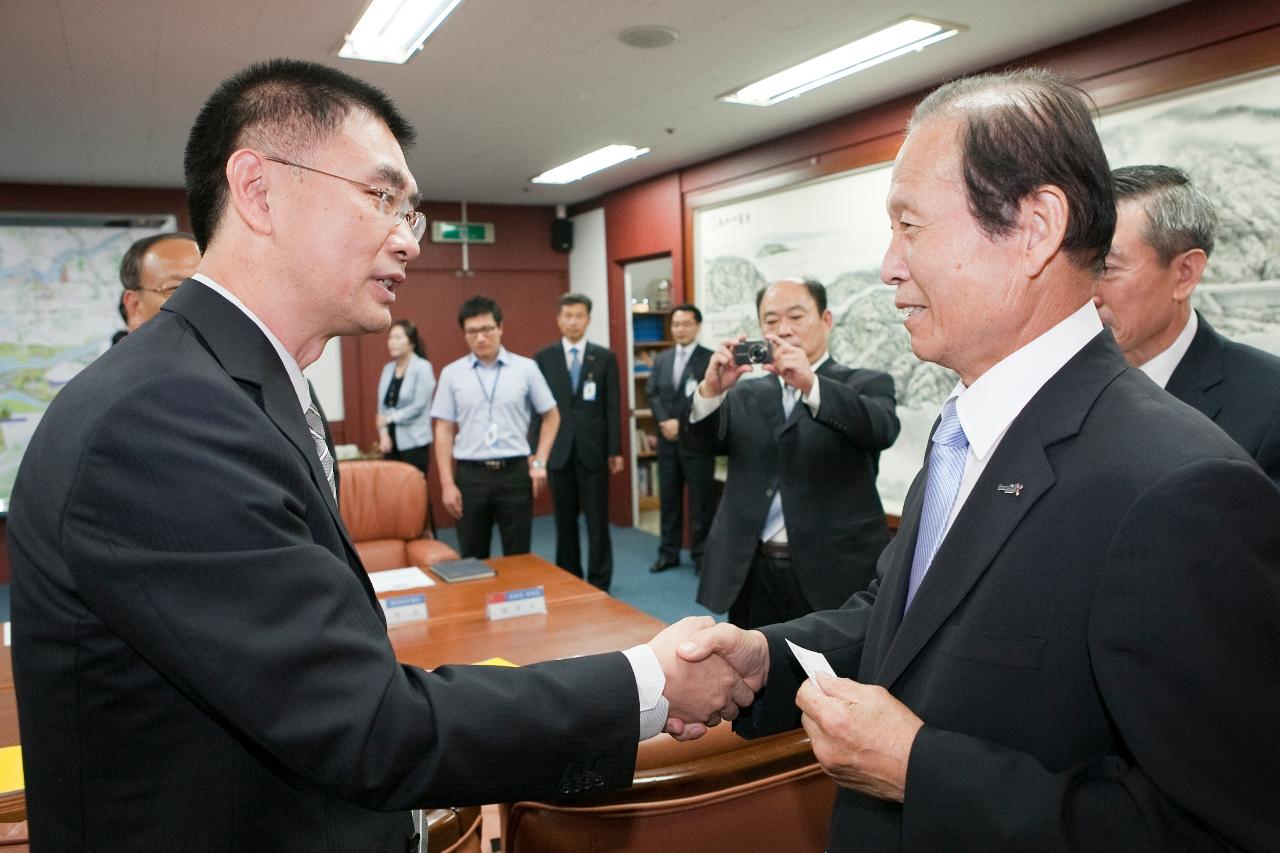 청도시 부시장일행 방문