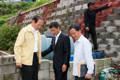 도서지역 재해현장방문