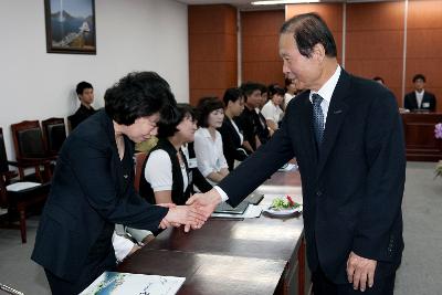 신규 수습자 사령교부