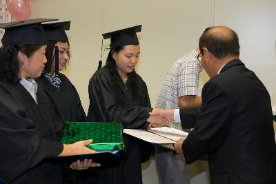 청학야학교 졸업식