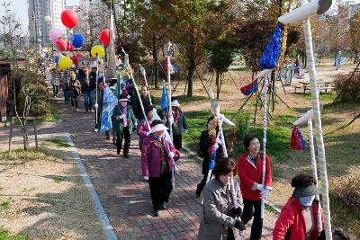 철새축제 시가시 퍼레이드