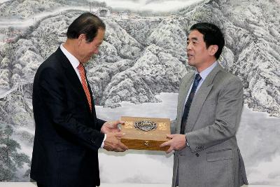 중국 천진사회과학원 부원장 방문