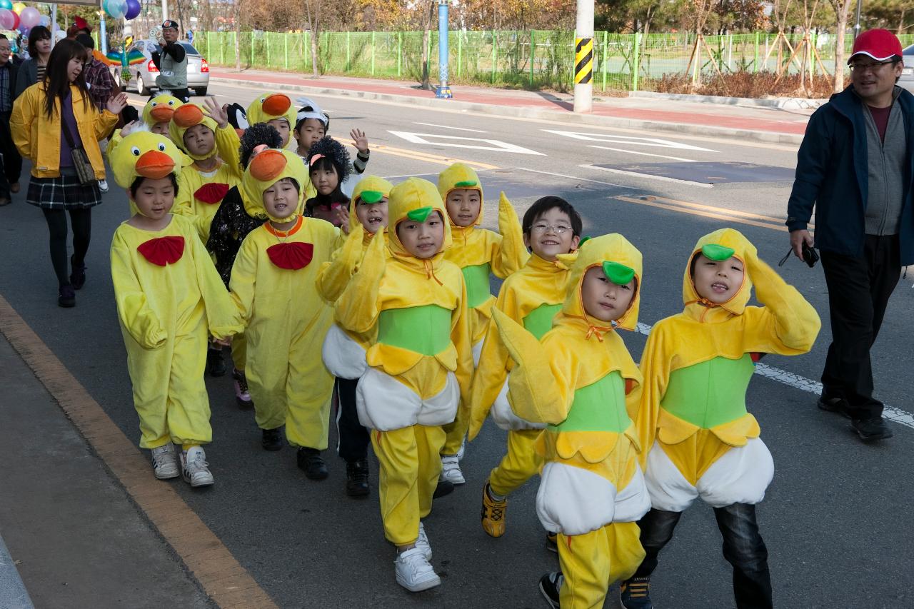 철새축제 시가시 퍼레이드