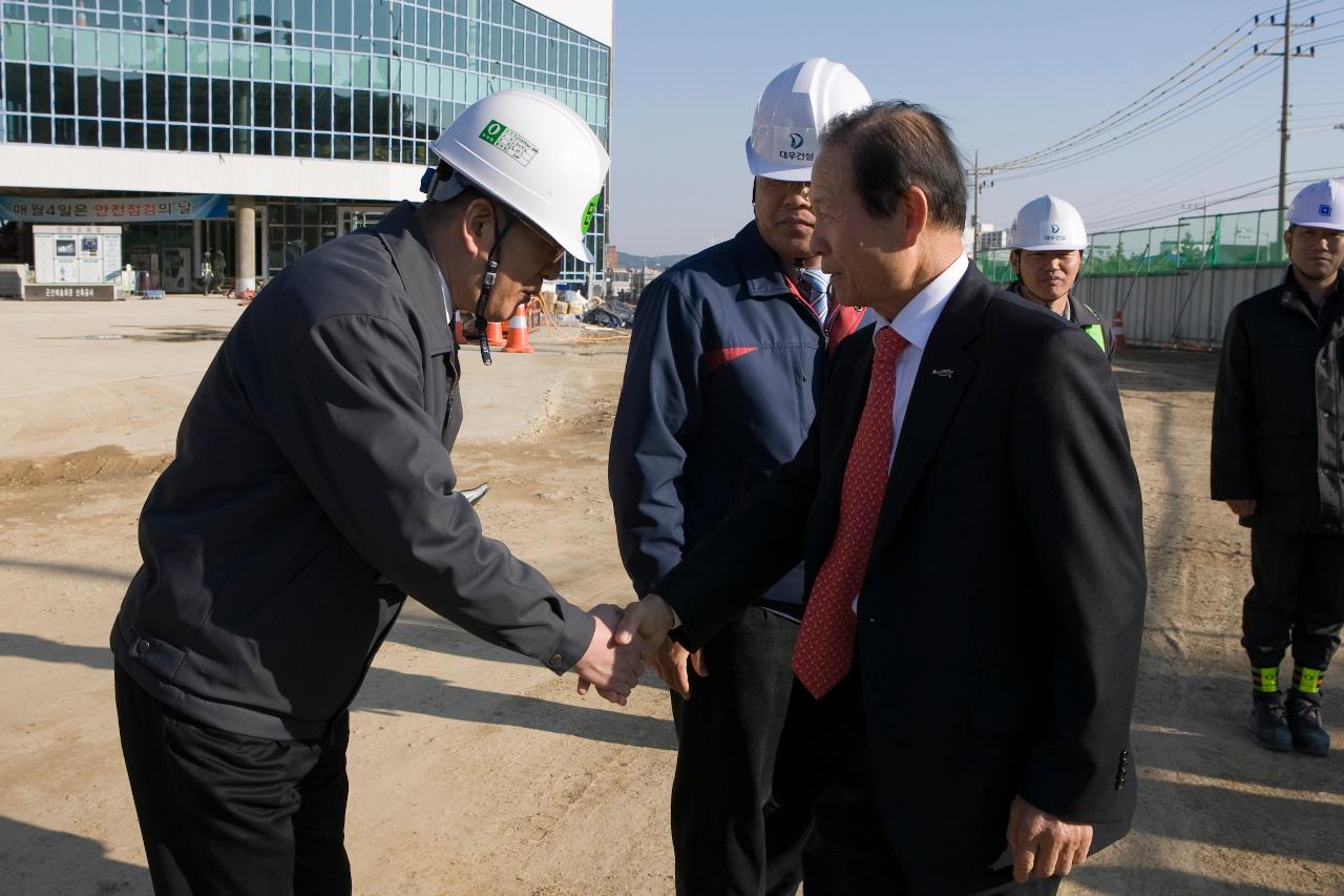 예술의 전당 신축공사 현장 방문