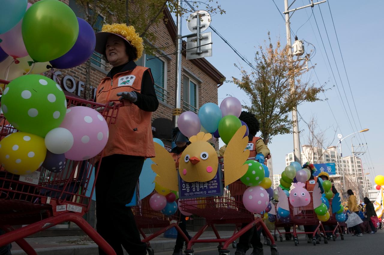 철새축제 시가시 퍼레이드