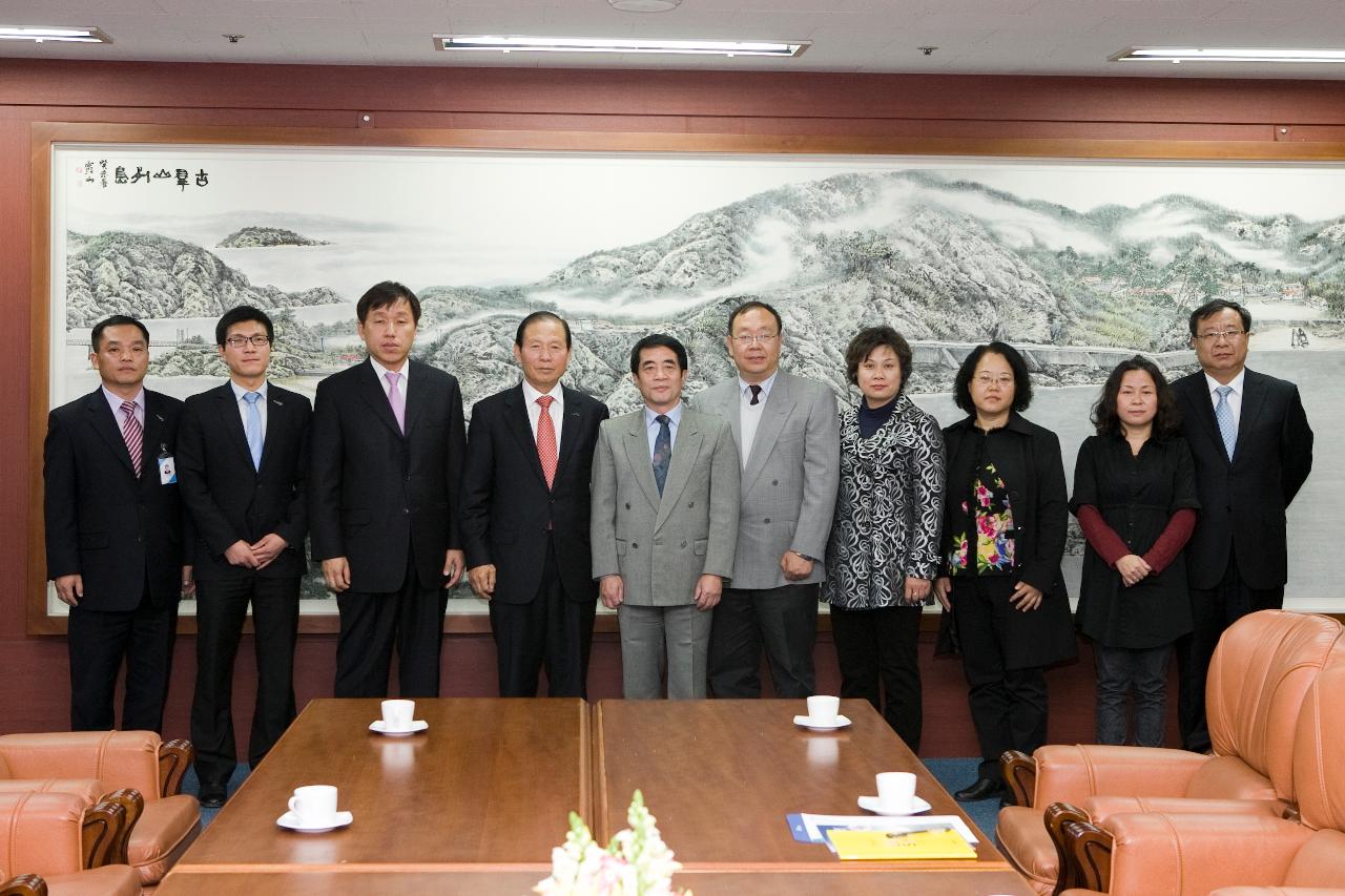 중국 천진사회과학원 부원장 방문