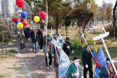 철새축제 시가시 퍼레이드