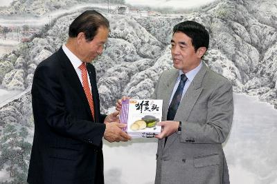 중국 천진사회과학원 부원장 방문