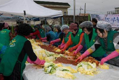 새마을협의회 김장 담그기