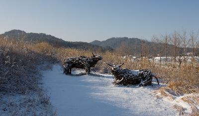 청암산 설경