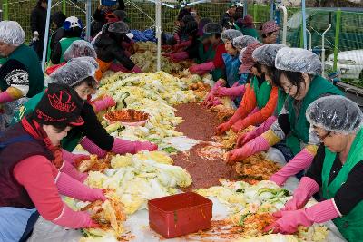 새마을협의회 김장 담그기