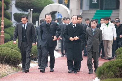 신년 군경묘지 참배