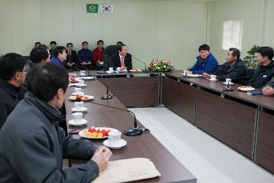 고군산연결도로 현장방문