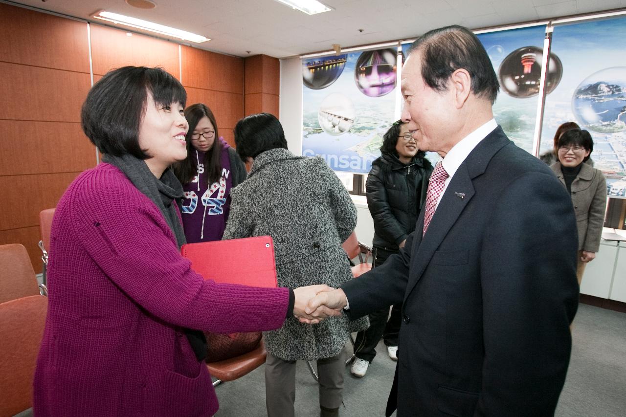 예체능장학생 장학증서 수여식