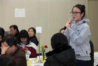 우수중학생 장학증서 수여식