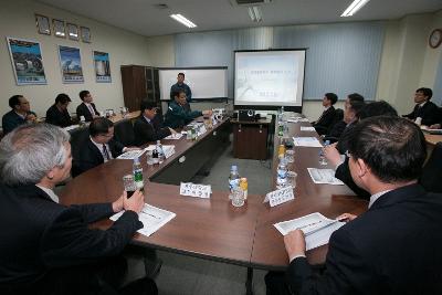 해상풍력 배후단지 현장점검단 방문