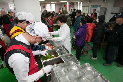 선유회 경로식당 급식봉사