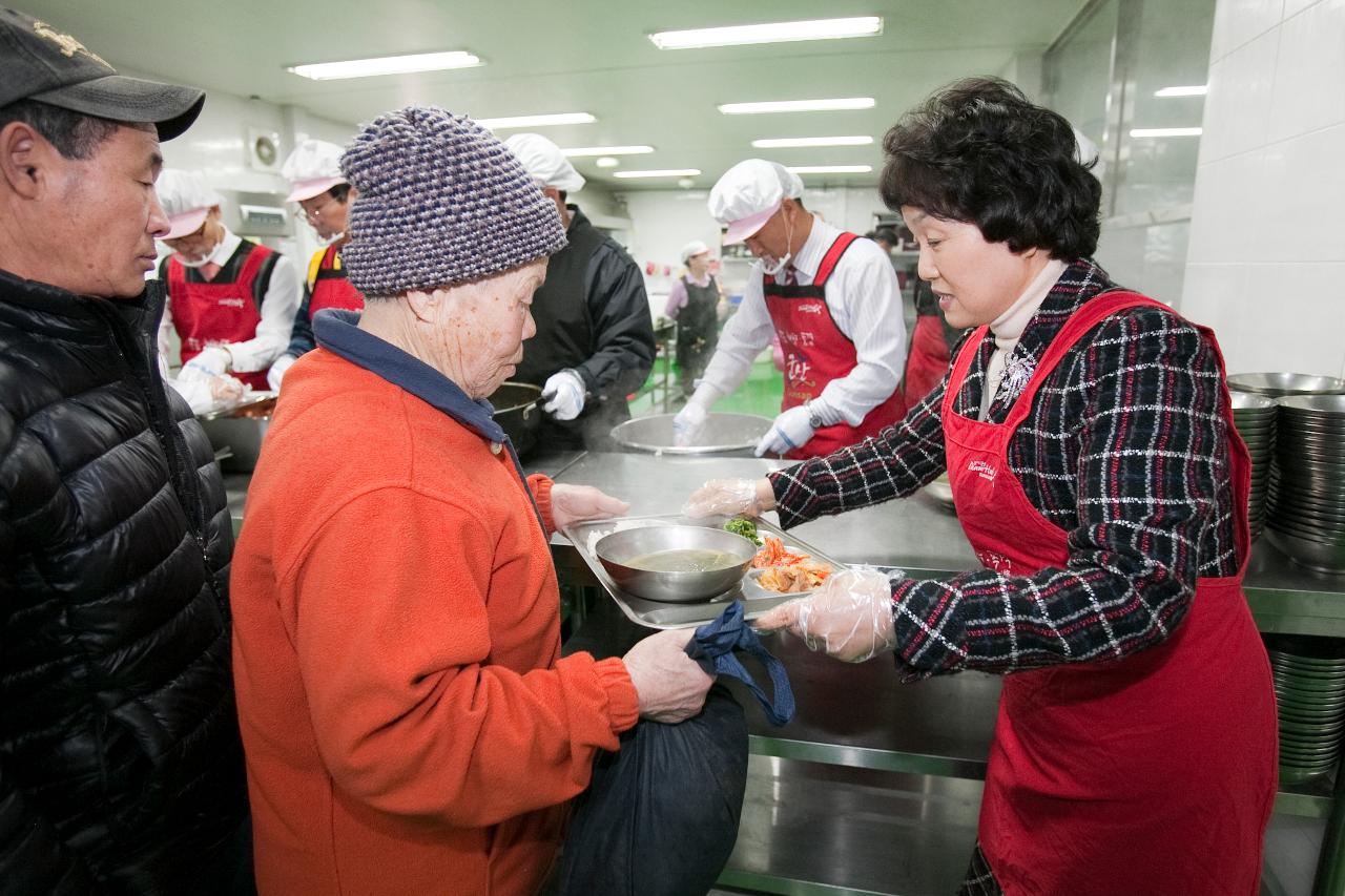 선유회 경로식당 급식봉사