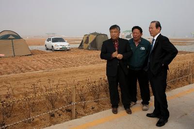 오토캠핑장부지 현장점검