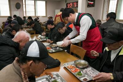 선유회 경로식당 급식봉사