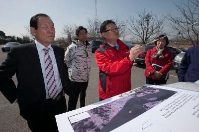 시장님 금강로 자전거길 현장점검