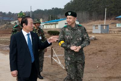 예비군 과학화 훈련장 방문