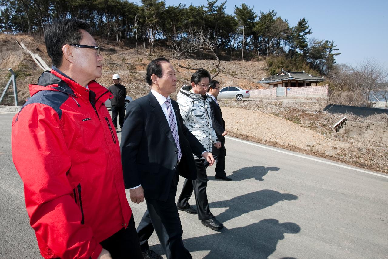 시장님 금강로 자전거길 현장점검