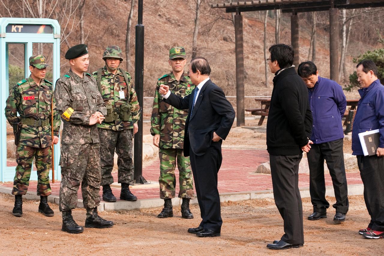 예비군 과학화 훈련장 방문