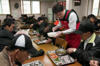 선유회 경로식당 급식봉사