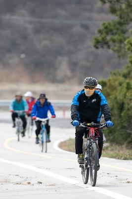 정헌율 행정부지사 4대강 자전거길 현장점검