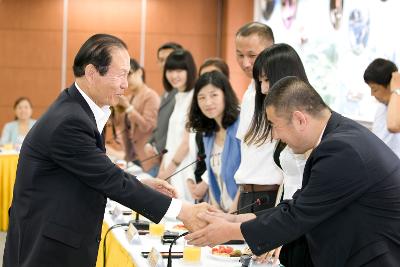 중국 산동성 팸투어단 간담회