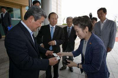 유영숙 환경부장관 방문