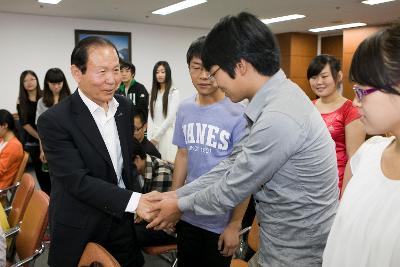 전북대 중국유학생 방문