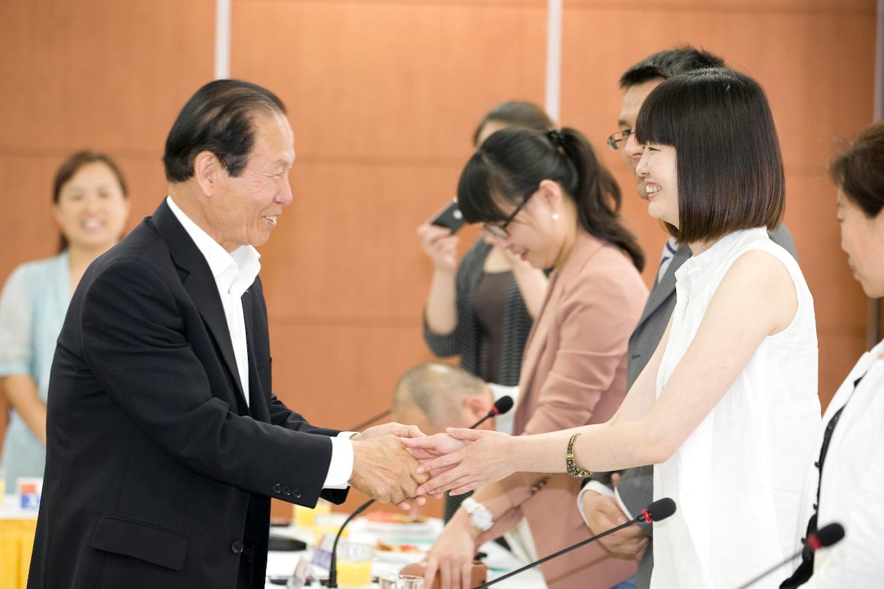 중국 산동성 팸투어단 간담회