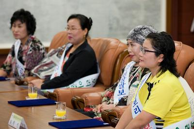 군산 흰찰쌀보리 홍보대사 위촉식