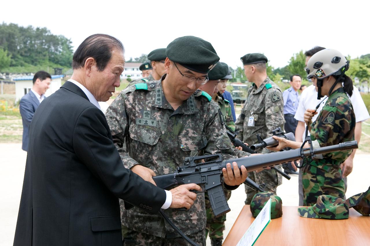 예비군 과학화 훈련장 개장