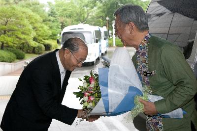 일본 나하시 시장 방문