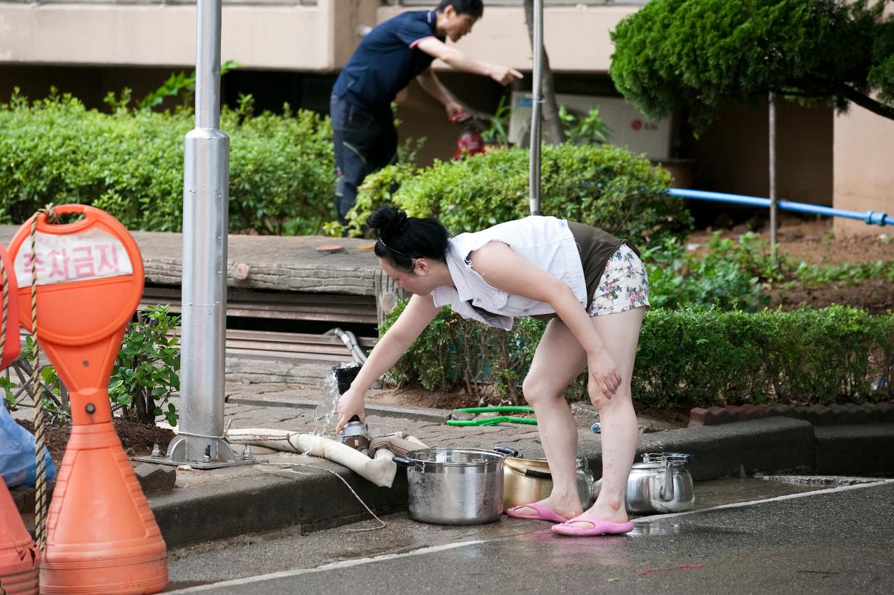 집중호우 피해복구 및 현장 점검