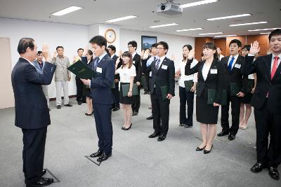 사령교부 및 신규임용