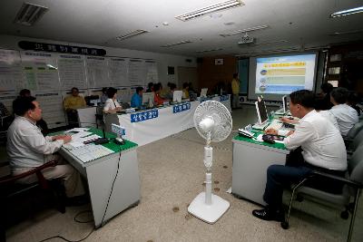 도의회 집중호우 피해상황 청취 및 위문품 전달