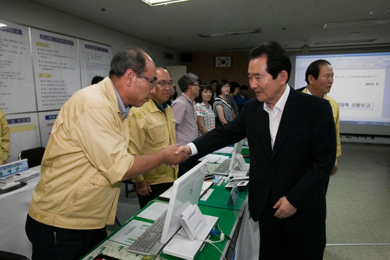 정세균 후보자 집중호우 피해지역 방문