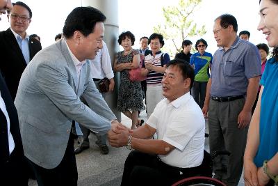 민주당 대선후보 김두관 새만금 방문