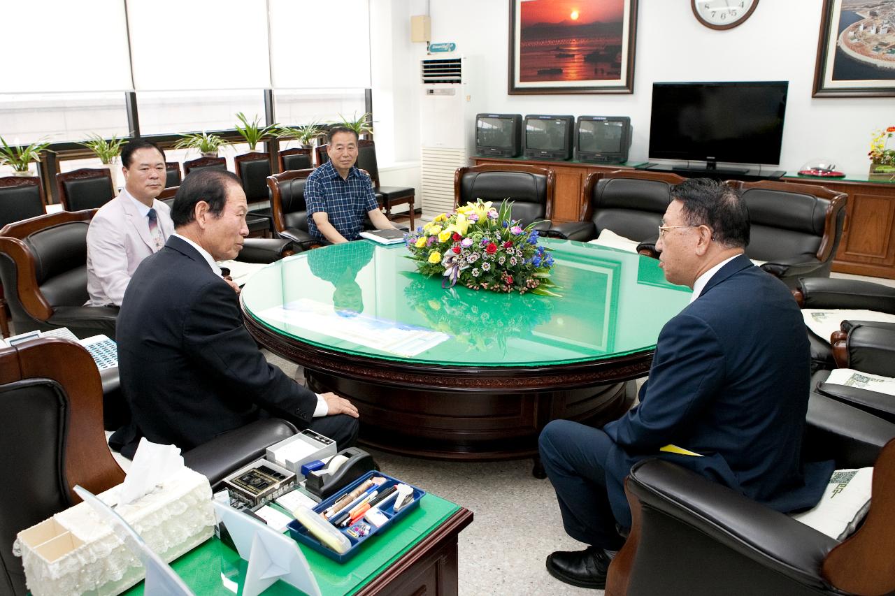 기독교연합회 수재민돕기 기탁