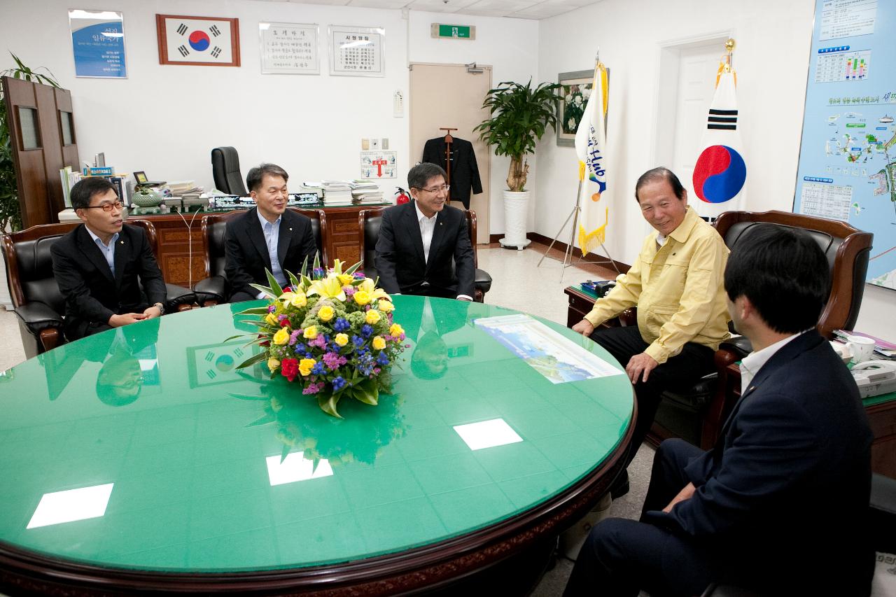 전북은행 수재민돕기 기탁