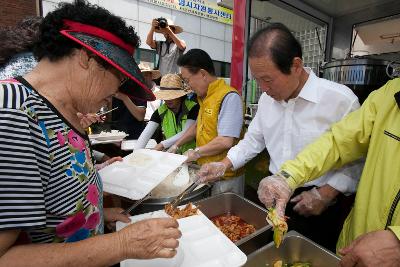 도지사 집중호우 피해지역 방문