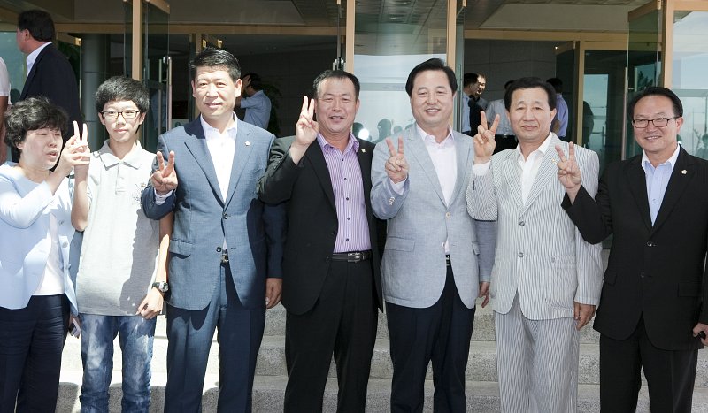 민주당 대선후보 김두관 새만금 방문