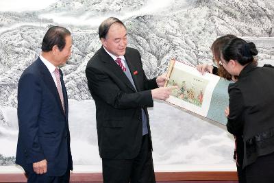 중국 연대시 노동대학 서기 군산방문