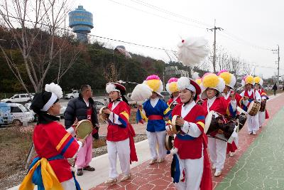 군산국제철새축제 개막을 축하는 농악놀이