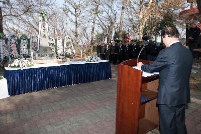 제67주년 순직 의용소방대원 추모위령제 문동신 군산시장 추념사