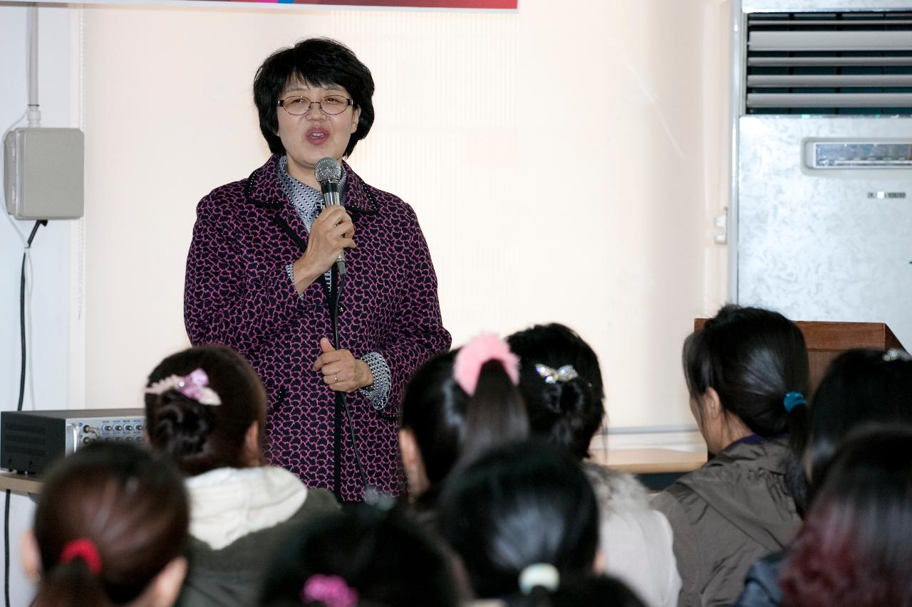 다문화가정 한국어 교육 한글서당 종강식 모습